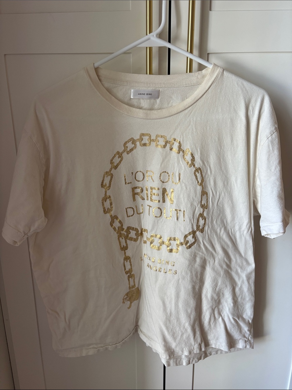 Anine Bing t shirt size medium
